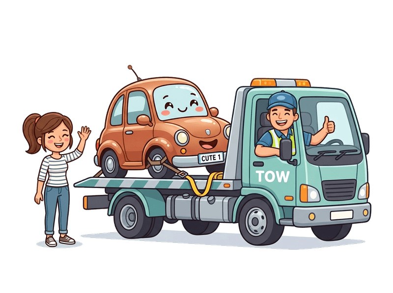 Step 3: We Collect — Our flatbed comes to you anywhere in Croydon Central. Typically within 24–48 hours. Driveway, garage, or street — we'll find you.